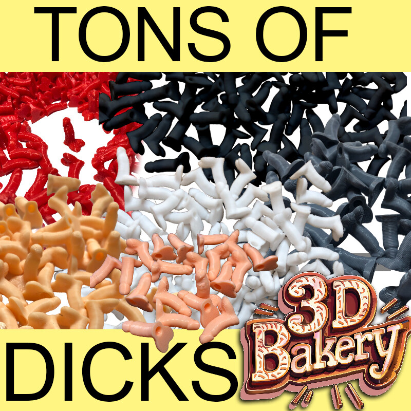 Original Joke 3D Penis Micro Dick Mini Tiny Many Sets! Prank/Gag Gift Risque NEW