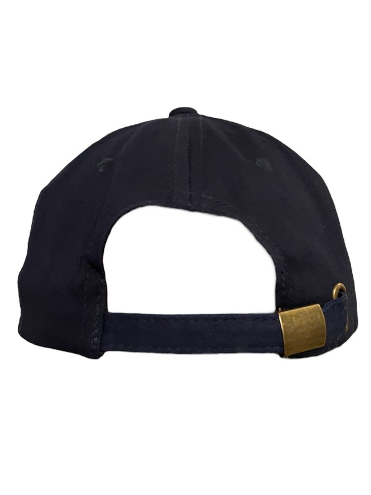 Chevrolet Corvette Hat Navy Blue White Strap Back Baseball Cap OSFA Embroidered