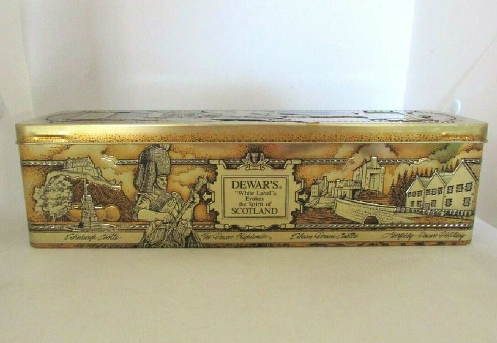 Dewar's Scottish Whisky Hinged Tin