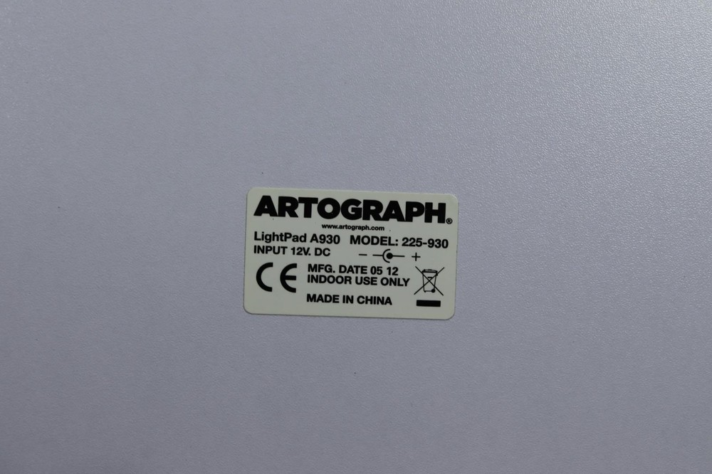 Artograph LightPad A930 Power Adapter Model: 225-930