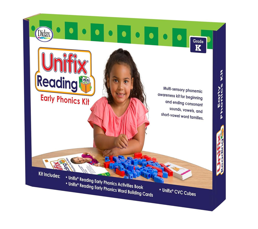 211277 Unifix Reading Early Phonics Kit, White Small