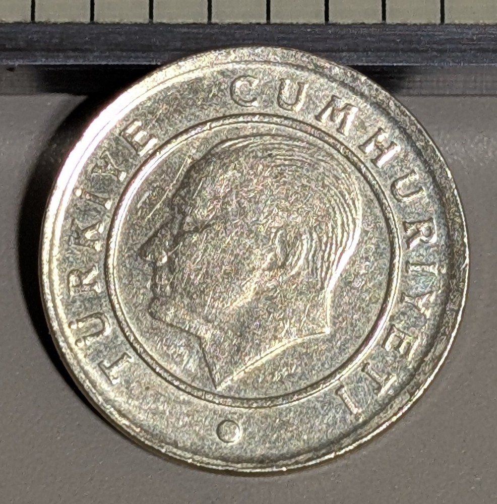 2010 Turkey 10 Kurus Circulated KM# 1241
