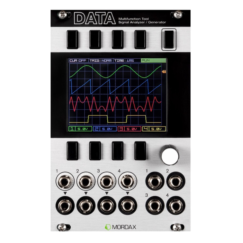 Mordax DATA Oscilloscope and Multifunction Tool Eurorack Module - White
