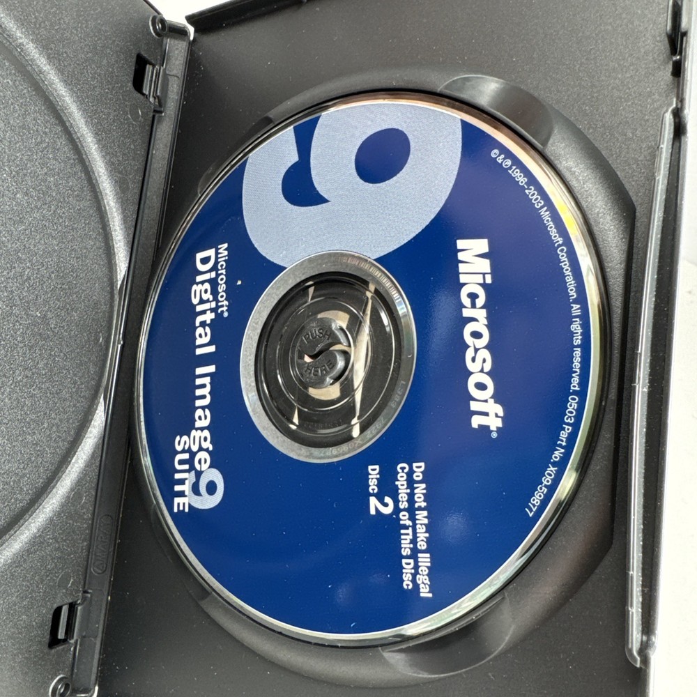 microsoft digital image suite 9 MINT Discs