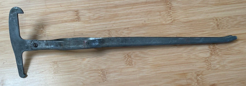 Vintage Automotive Scraper Puller 2 Sided Hook 15" Long