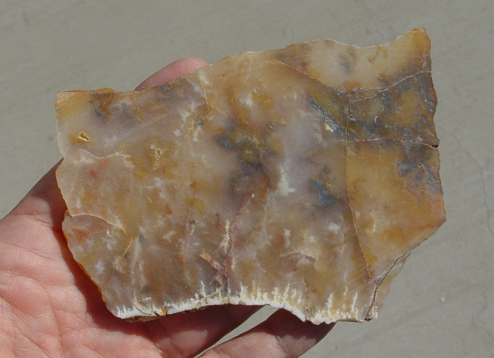 Graveyard Point Plume Agate Lapidary Slab T1097
