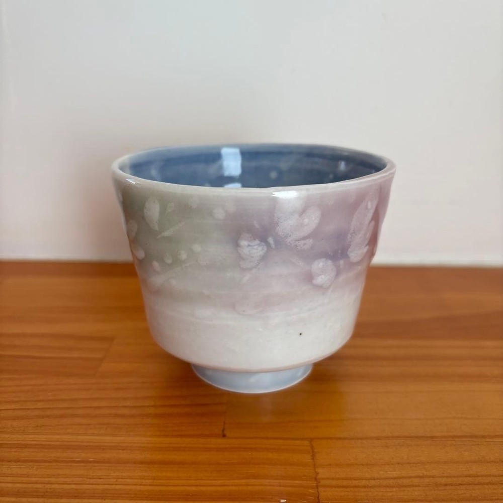 Tea Utensils Glazed flower pattern Kofuku