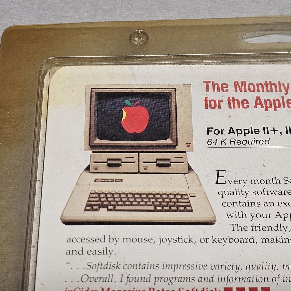 Soft Disk Wherz-It-At Software Collection Apple II 5.25