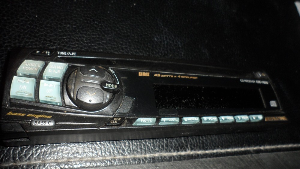 ALPINE CDE-7858 CD FACEPLATE ONLY / USED TESTED WORKING