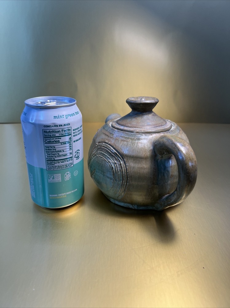 Unmarked Ceramic Teapot green