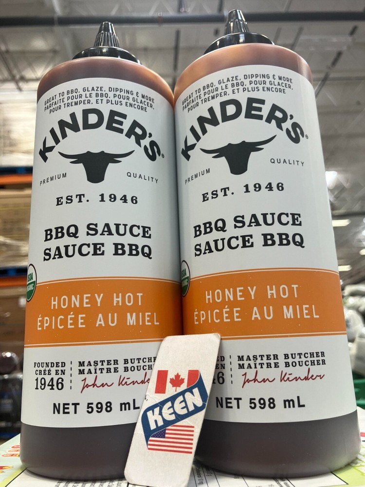 KINDER'S Honey Hot BBQ Sauce 598 mL, Exp:2027MR18