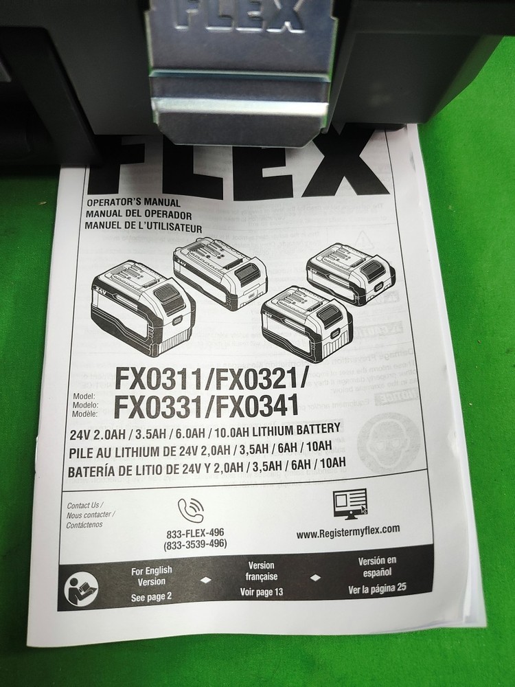 FLEX FX1331 1/4" QUICK EJECT HEX IMPACT DRIVER LI-ION KIT TESTED