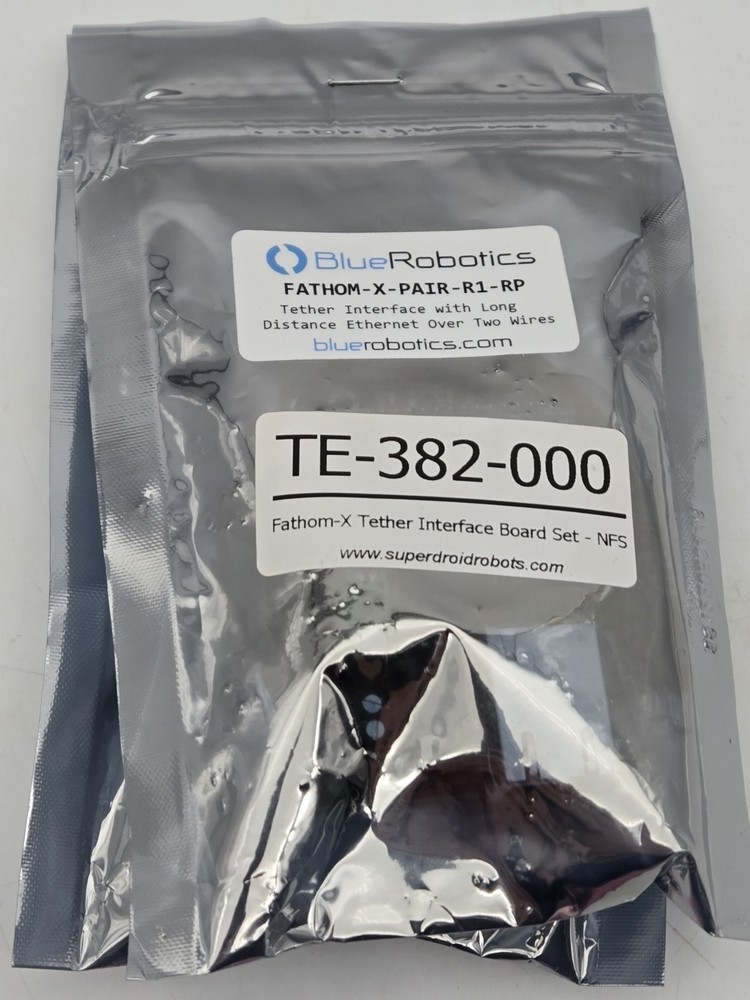 Blue Robotics Fathom-X Tether Interface Board Pair Ethernet ROV 300m+
