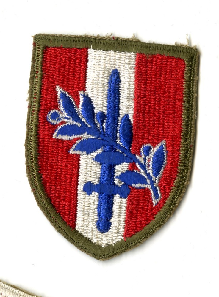 Austria Occupation White Back Patch Cut Edge Vintage Original Europe