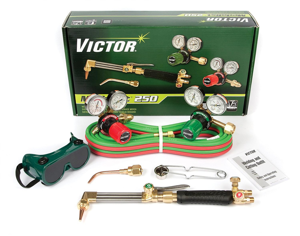 Medalist 250 Cutting System with Acetylene Regulator - Medium Duty Performance