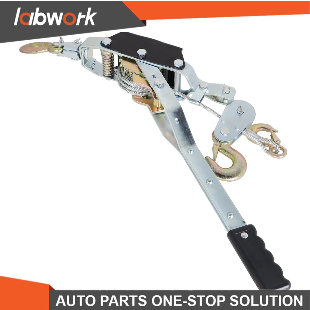 Labwork Cable Puller 4 Ton Dual Gear Power Puller Heavy Duty Hand Power