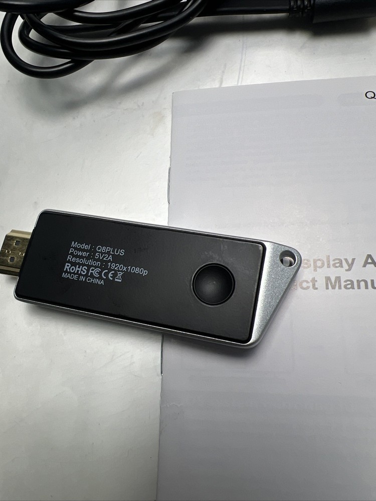 Wireless HDMI Display Dongle Adapter, Portable Transmitter, Streaming Media Read