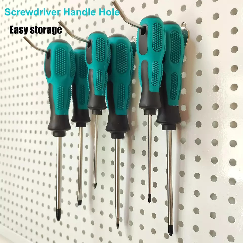 6 Pc Precision Magnetic Tip Phillips Flat Head Heavy Duty Grip Screw Driver Case