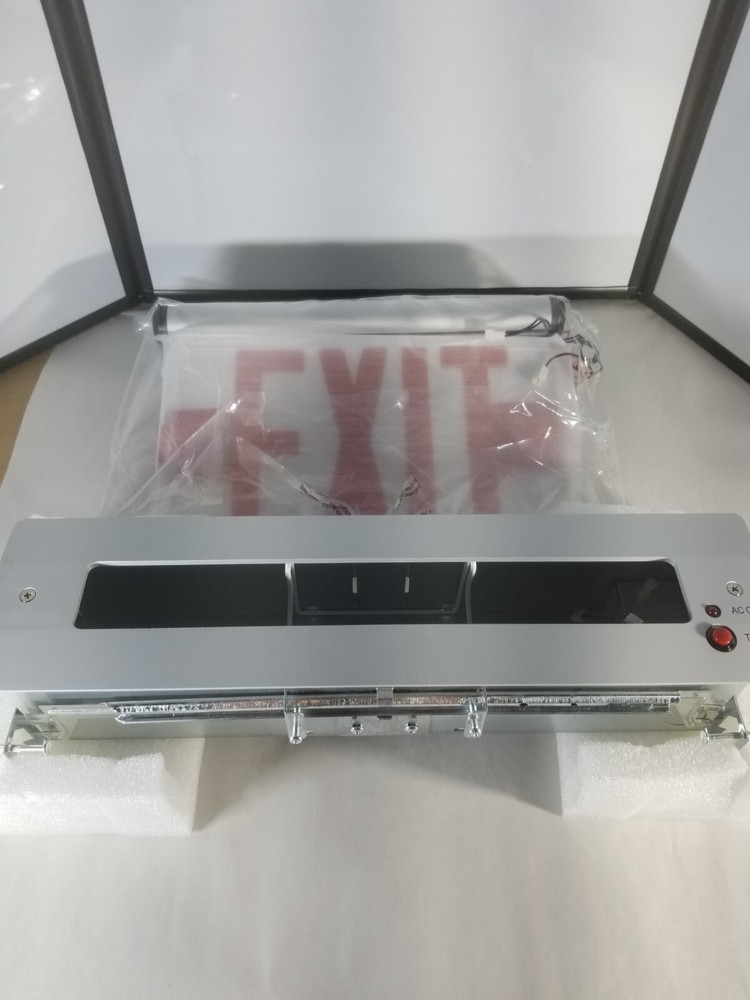 Compass CELS1RNE LED Emergency Exit Sign Red Letter Please Read Description