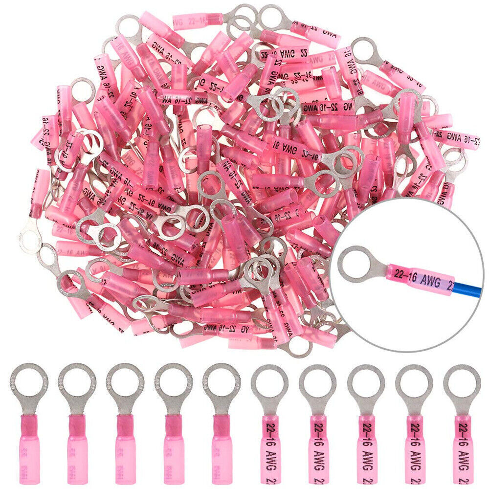 Heat Shrink Connectors Electrical Crimp Wire Connector Marine Ring Terminals