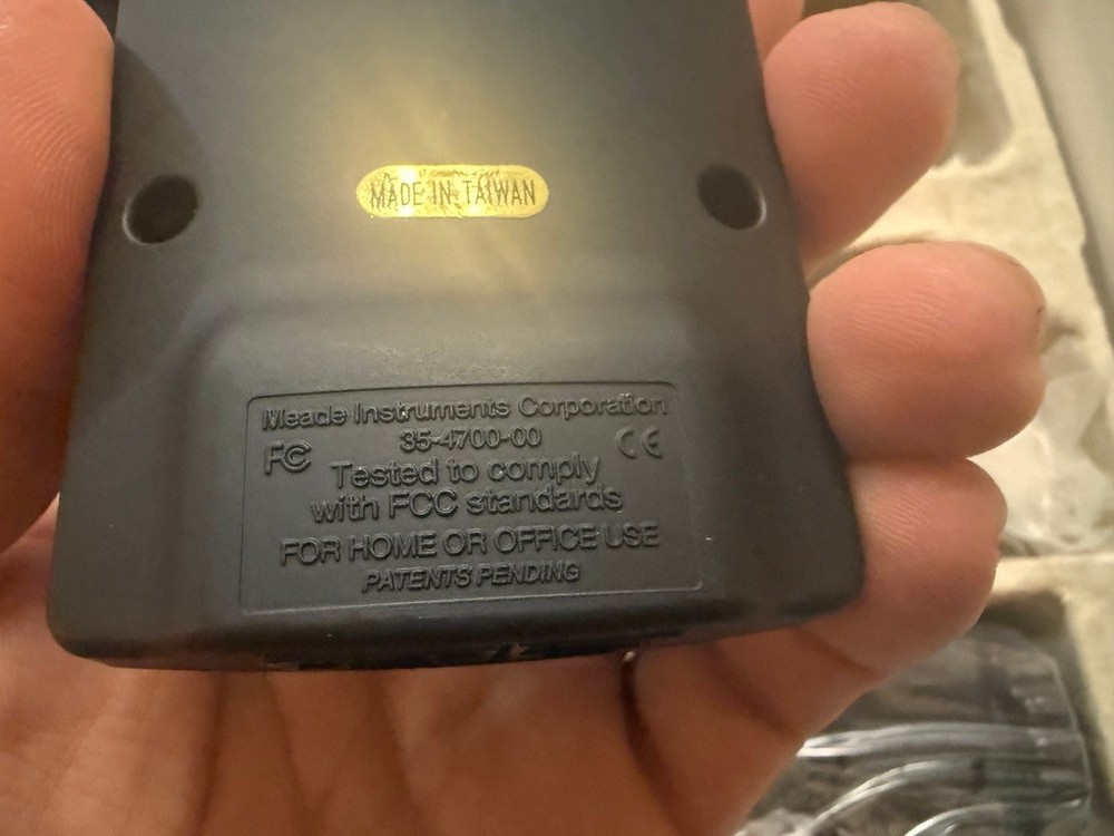 Meade #493 Autostar Telescope Computer Controller System Digital telesc Open Box