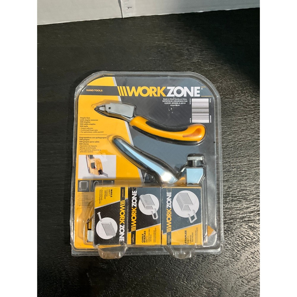 Sealed Work Zone Staple Gun with Remover