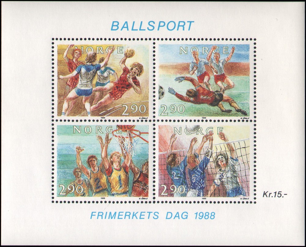 Norway #934 MNH VF s/s
