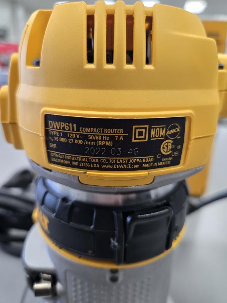 Dewalt DWP611 Compact Router (PD6014710)