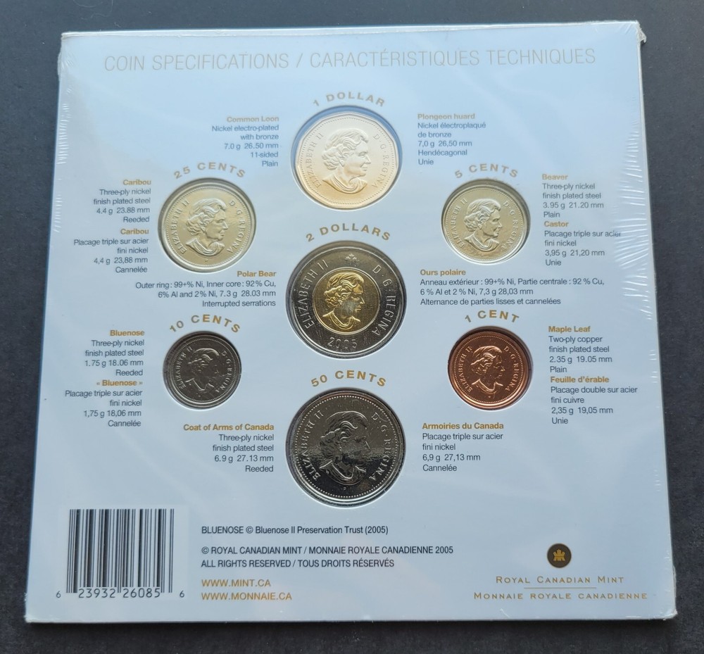 ***CANADA 2005 WEDDING GIFT SET *** SEALED COINS SET ***