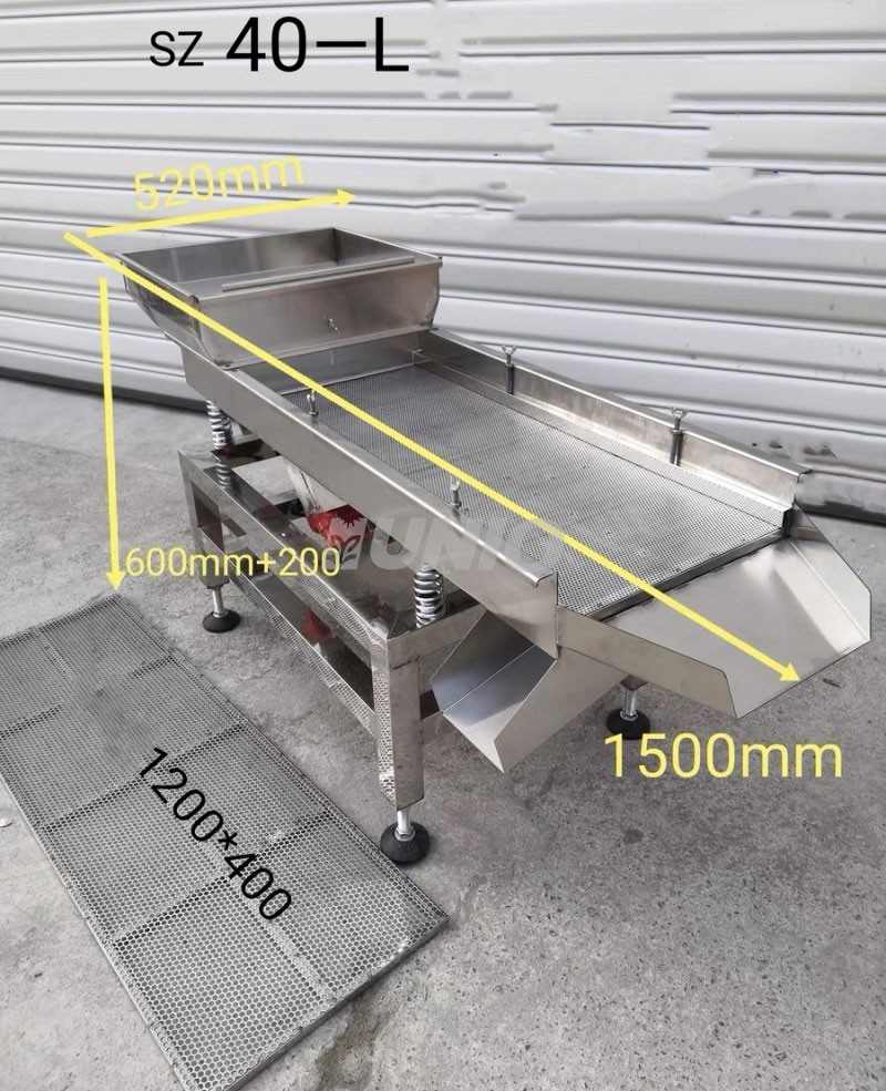 Double layer High Performance Linear Type Sieve Machine Vibrating Screen Sand