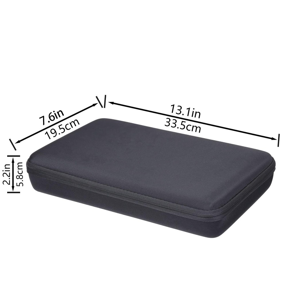 co2CREA Hard Case Replacement for Akai Professional Black + Inner Grey