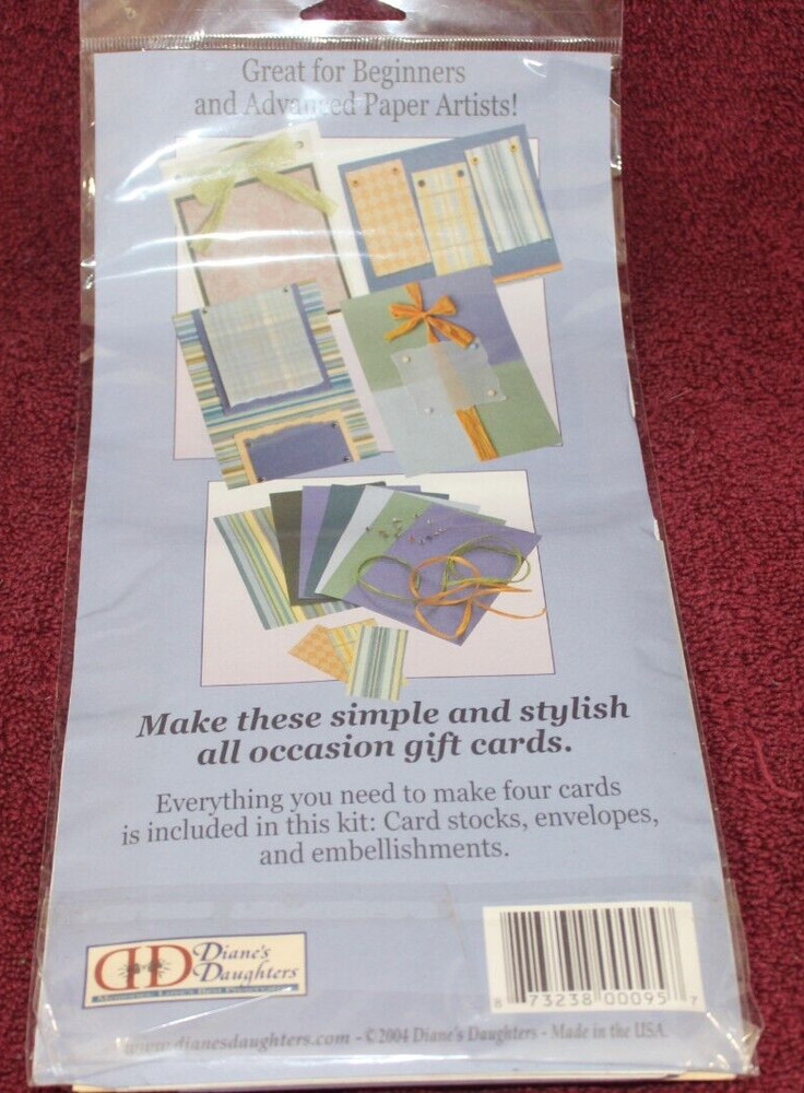 Diane's Daughters Card Making Kit - Makes 4 Gift Cards