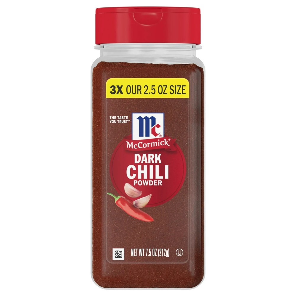 McCormick Dark chili Powder, 7.5 Oz.....