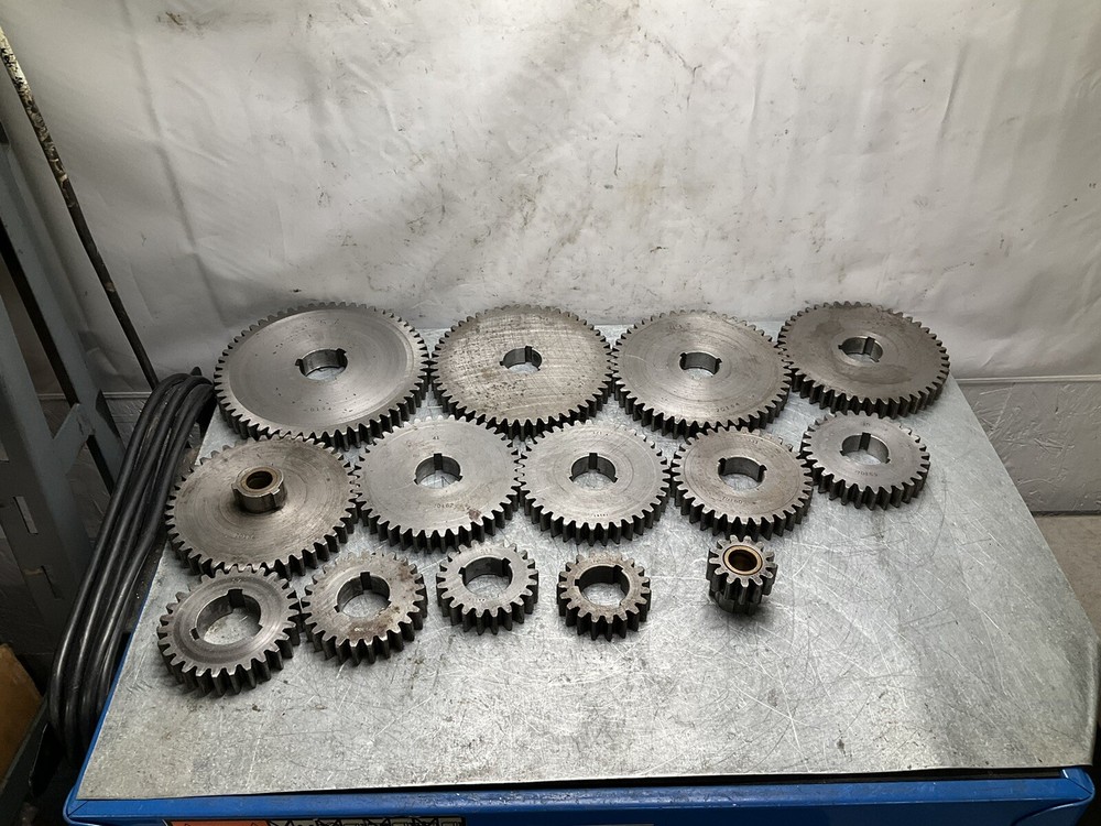 Cincinnati Horizontal Milling Machine Feed Change Gear Set  14ea + Rack