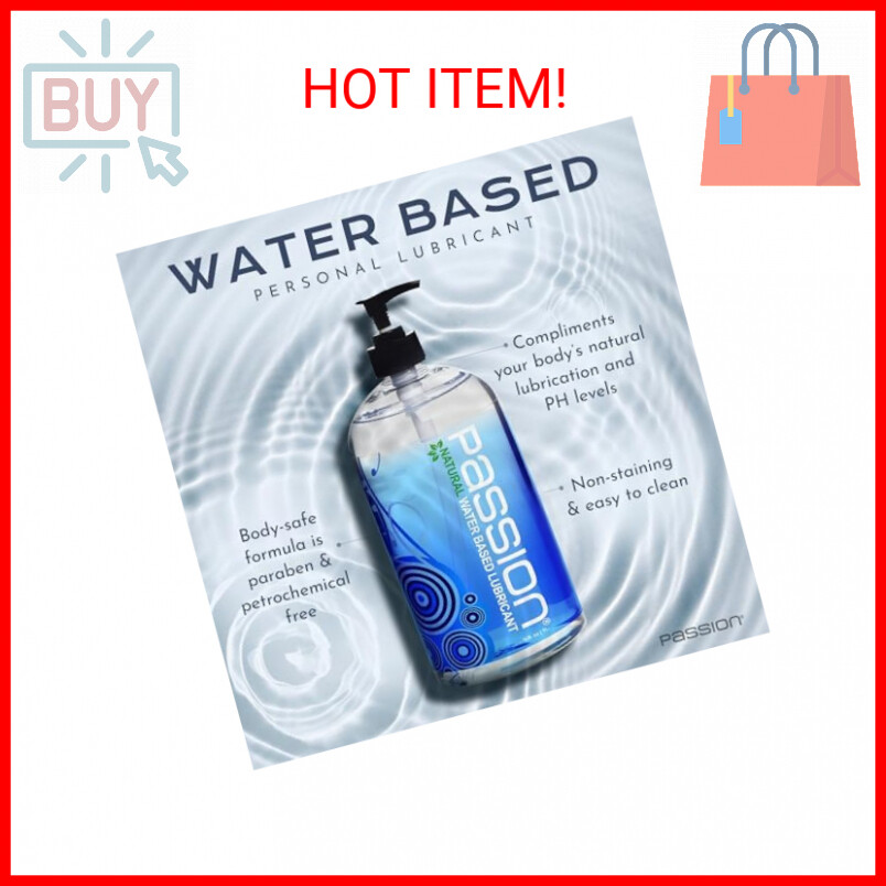 Passion Natural Water-Based Lubricant - 16 oz