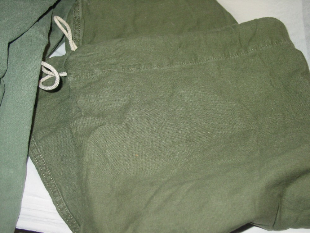 US Military Barracks Cotton Laundry Bag Green