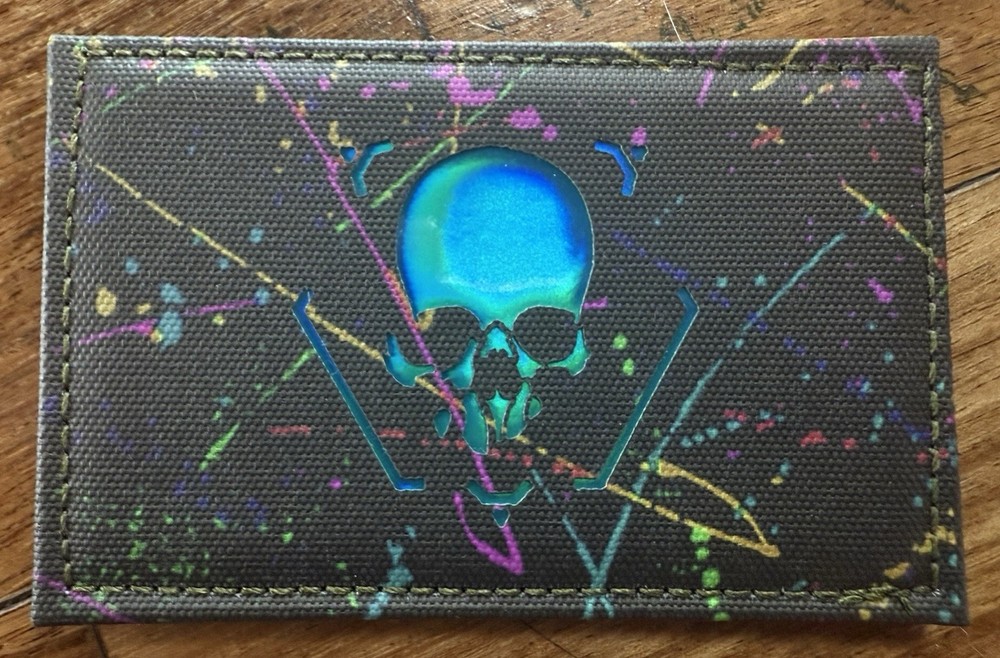 Distrikt15 “Warlock” Patch Splatter/Blue Variant