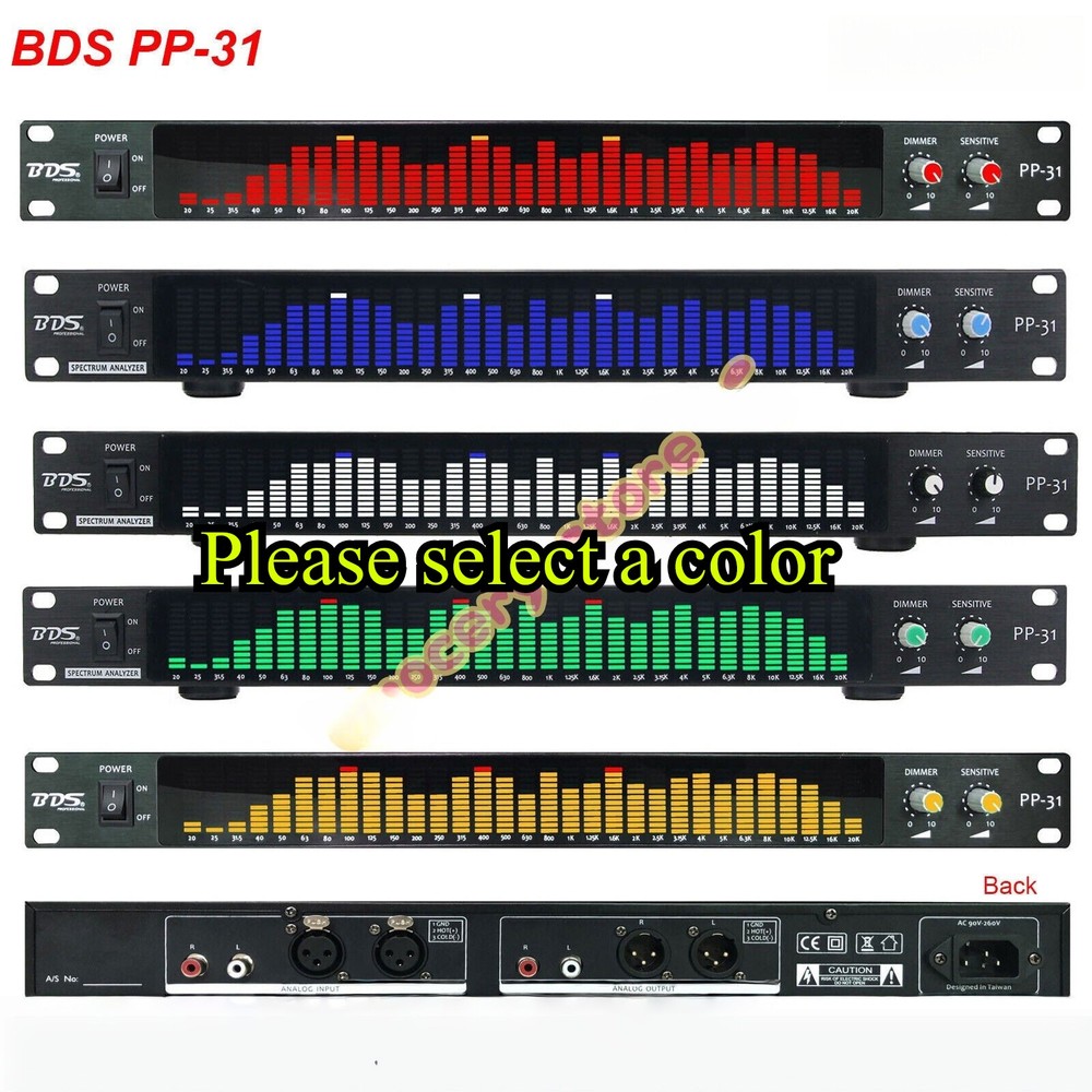 BDS PP-131 / PP-31 Digital Audio Spectrum Analyzer Display VU Meter 31-Segment