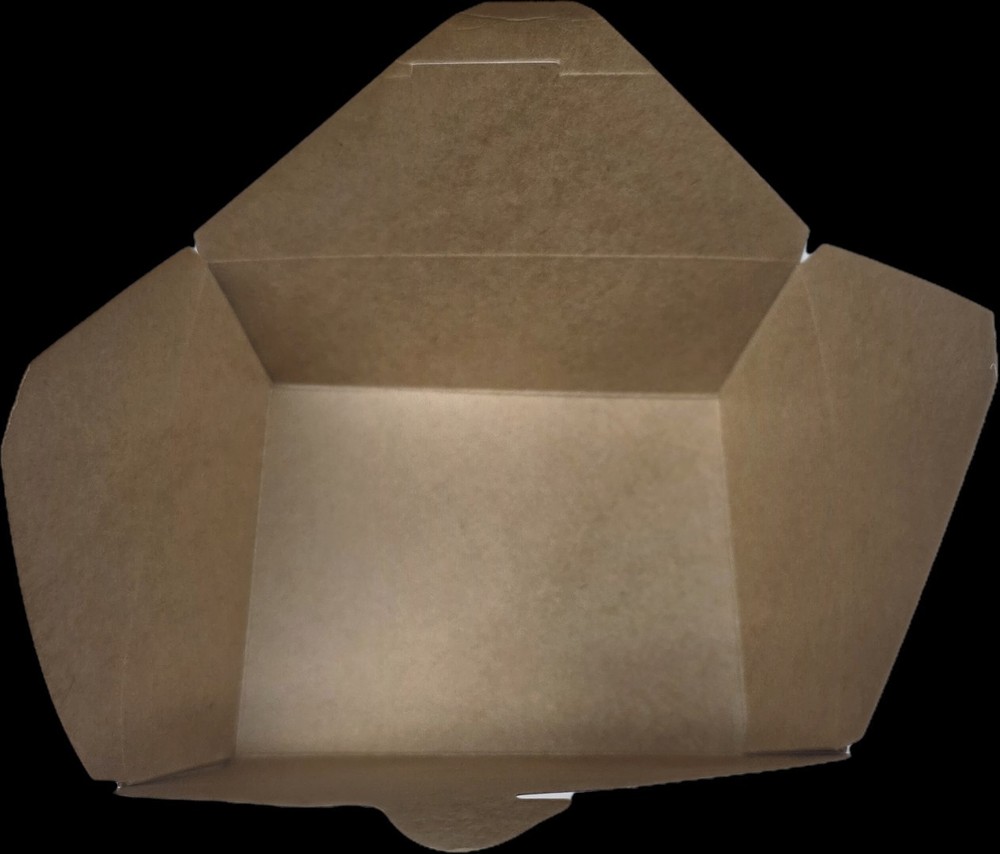 Kraft Take-out Box, Paper, 300/Case