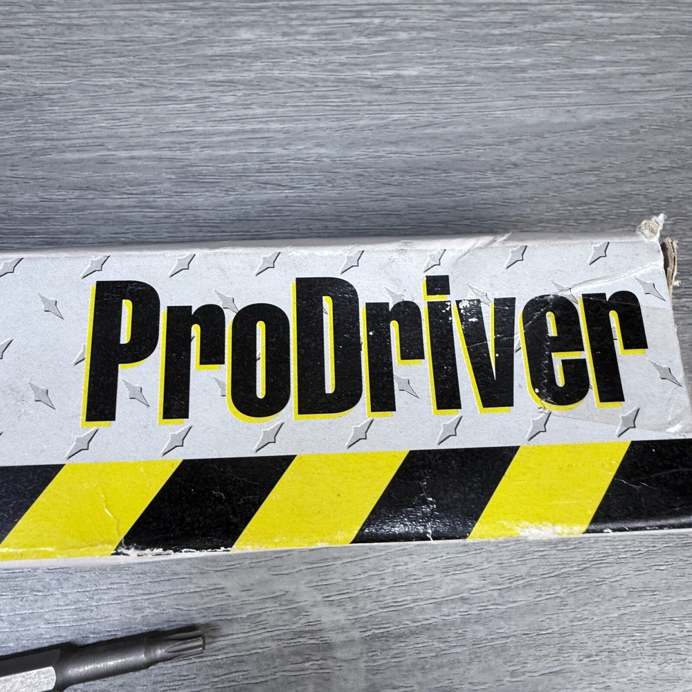 Vintage 1999 Star Tools Group ProDriver Set Handle Shaft x3 Assorted Bits