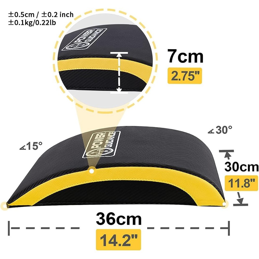 Ab Exercise Mat - Sit Up Pad - Abdominal & Core Trainer Mat for Full Range of...