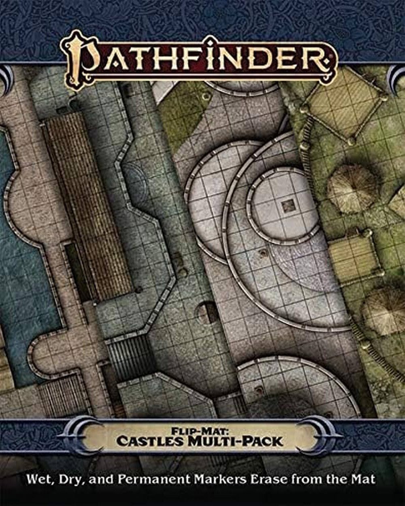 Pathfinder Flip-Mat: Assorted Maps, OOP, Basic, Castle, Dungeon, Ruins, + More