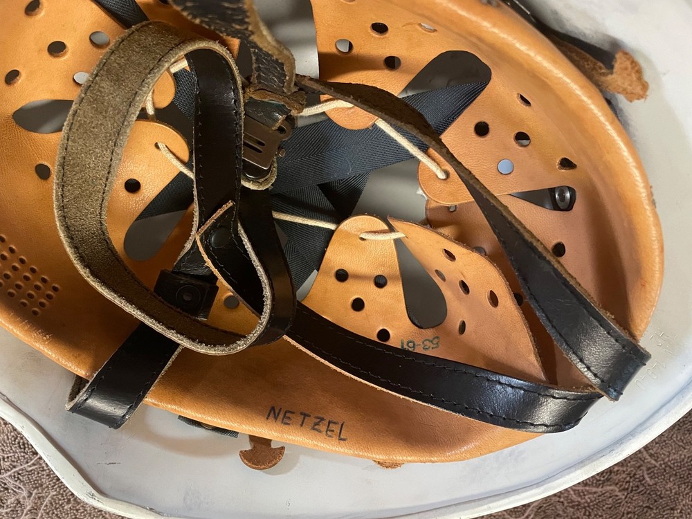 GERMAN FIREMANS HELMET-Owner Named