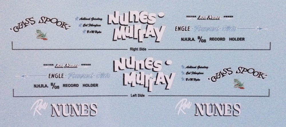 DECALS - Ron Nunes ‘41 Willys B/GS. Nice!