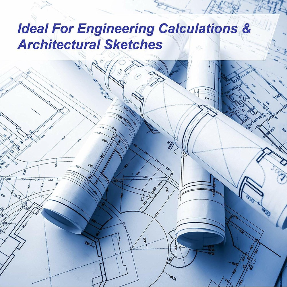 (1) 36" x 300' 20#, 92 Bright, 2" Core CAD Engineering Inkjet Bond Plotter Roll