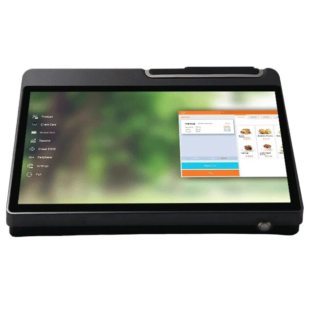 11.6" Touch Screen Android POS System Cash Register with LED8 Customer Display