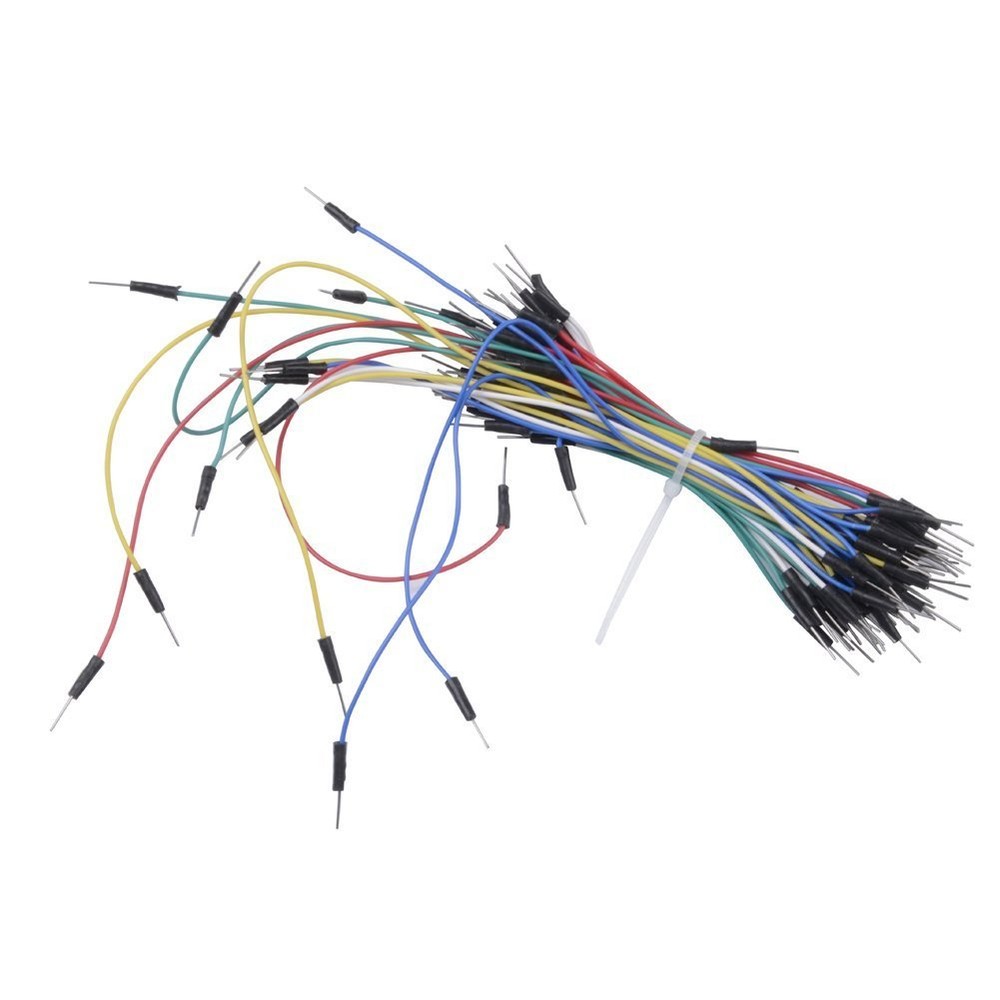 Mini Universal Solderless Breadboard 400 Tie-points +65PCS Jumper cable wire M