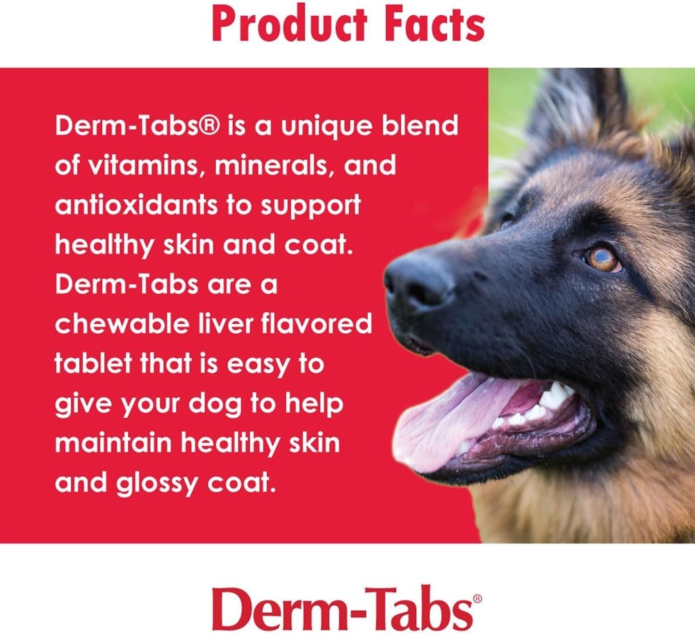 Derm-Tabs Regular Strength (120 Chewable Tablets)