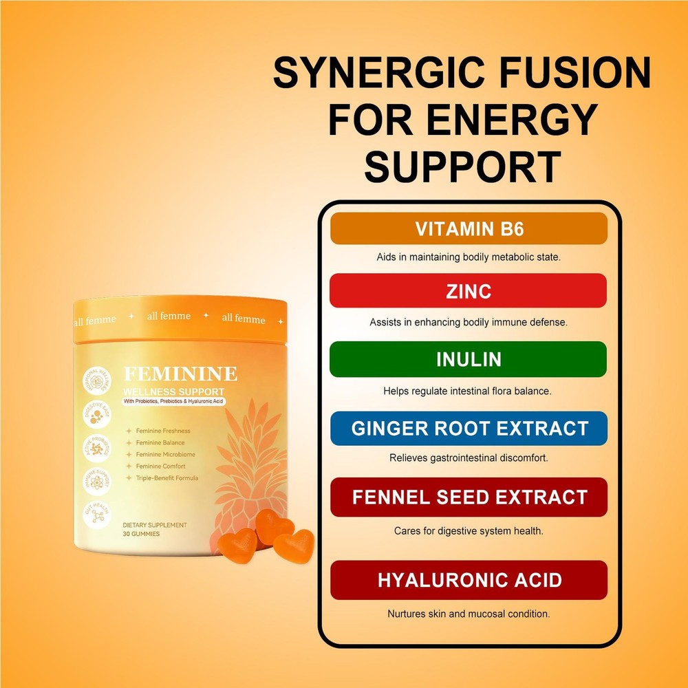Flora Plus Gummies, Advanced Vaginal Support, Vaginal Health Gummies, Ph Bala