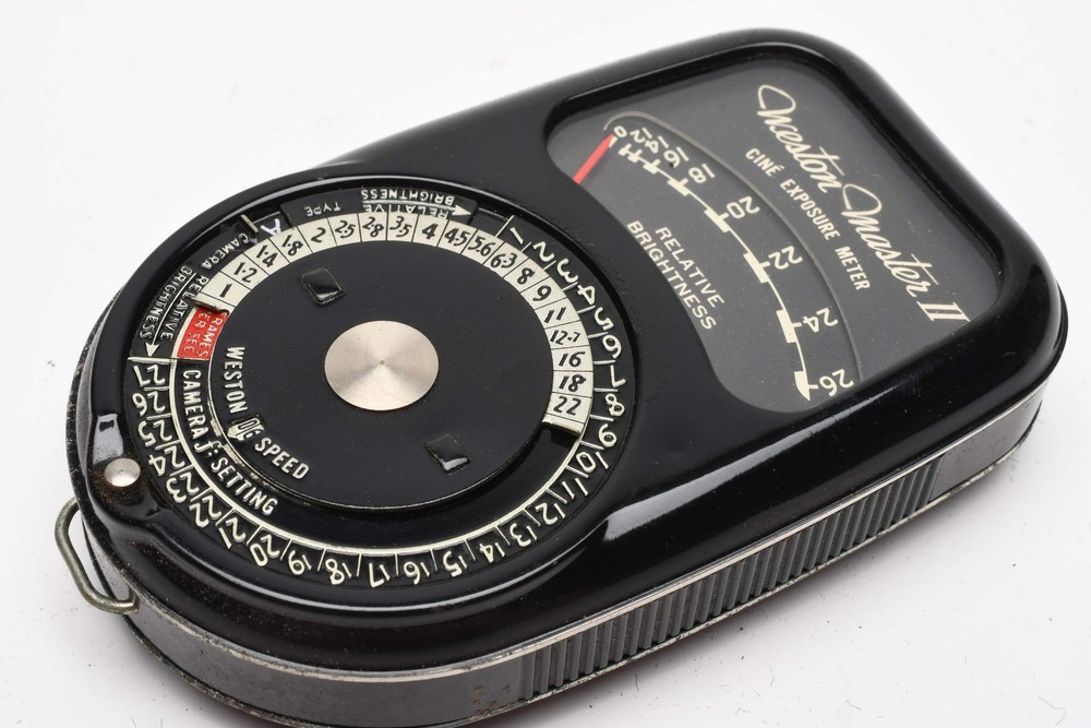 Weston Master II Model 736 Incident Light Meter in case, Tested, works